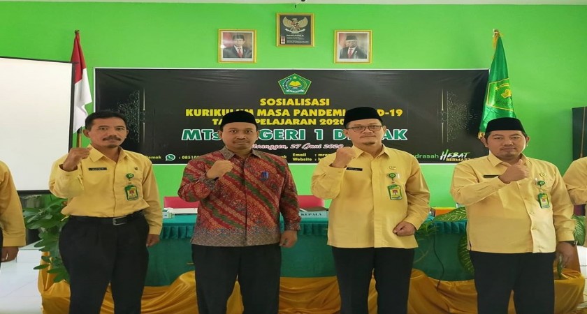 Sosialisasi Kurikulum Masa Pandemi Covid 19 MTs Negeri 1 Demak