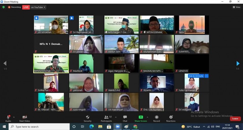 In House Training MTs N 1 Demak